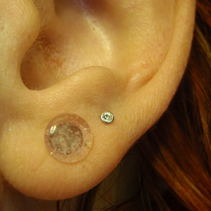 Single Flare Colorfront Plugs with Grooves Customer Photo